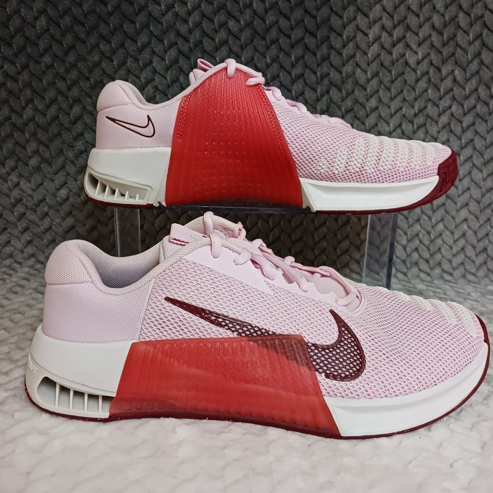 Nike Metcon 9 Women's Workout Training Sneakers Shoes Pink Foam Red Sz 10